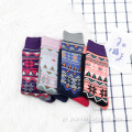 Προσαρμοσμένες μακριές κάλτσες γυναικών θερμαινόμενων πυκνών γυναικών